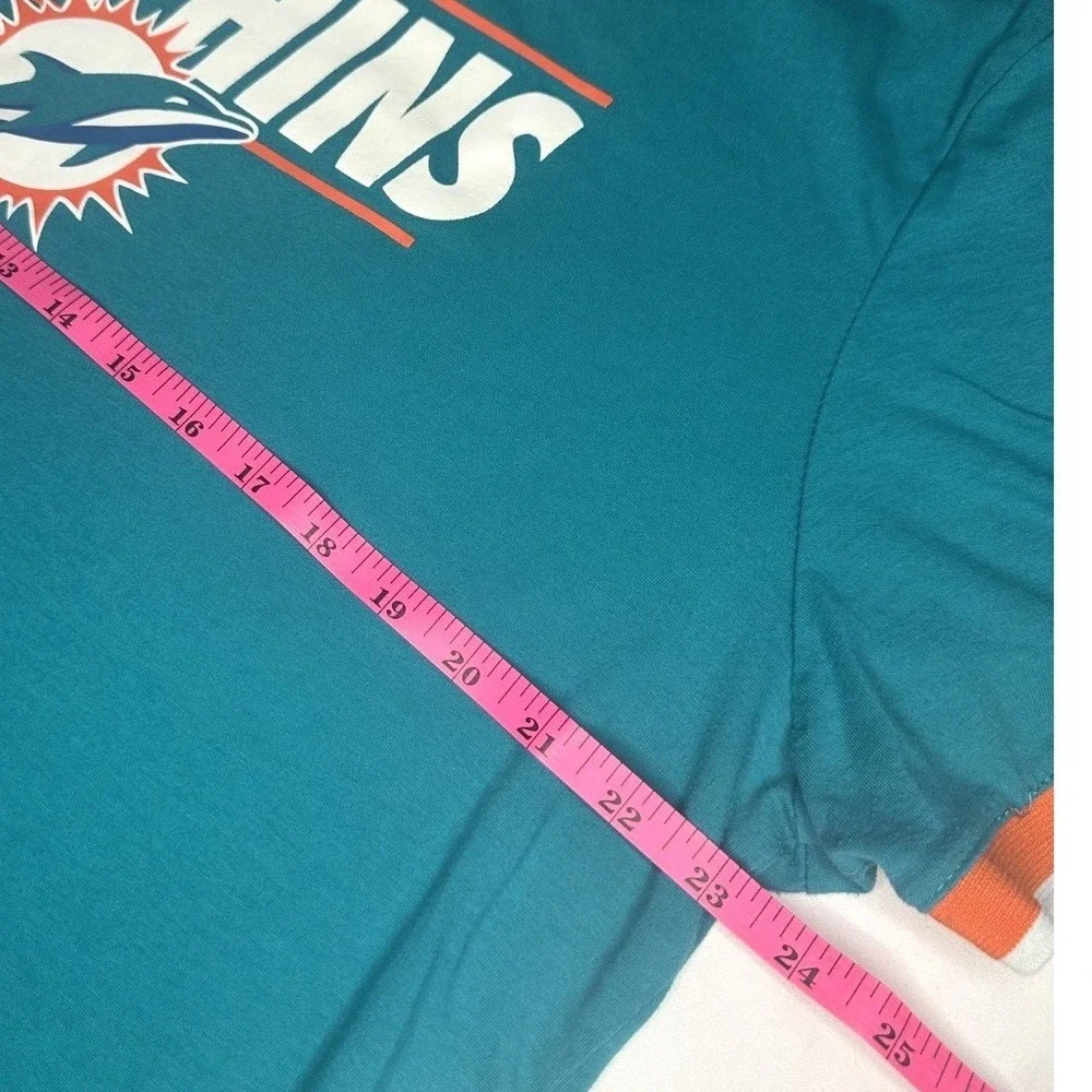 Retro Inspired NFL Team apparel‎ NFL Miami Dolphins T-Shirt Size XXL